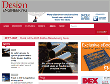 Tablet Screenshot of design-engineering.com